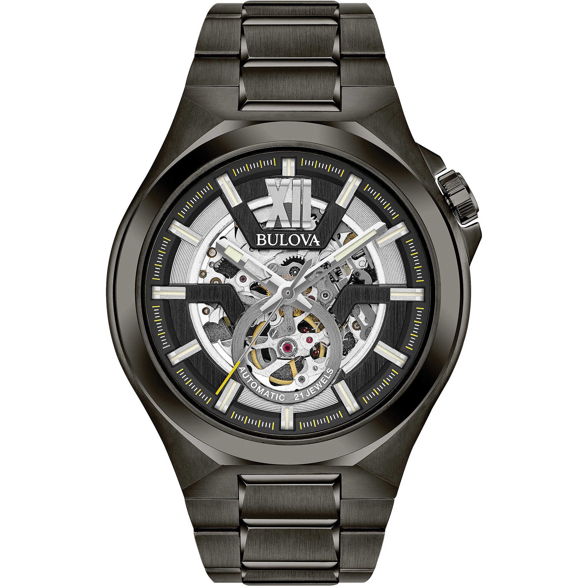 Bulova Reloj Analógico para Hobres de ecánico de Cuerda anual con