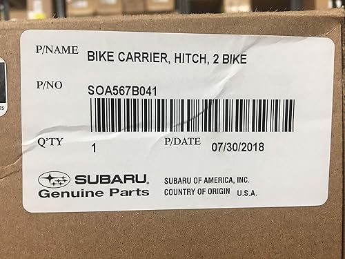 Miniatura 2 de Subaru Portabicicletas Forester Ascent Crosstrek Outback Hitch Portabicicletas OEM Nuevo Thule OEM SOA567B041