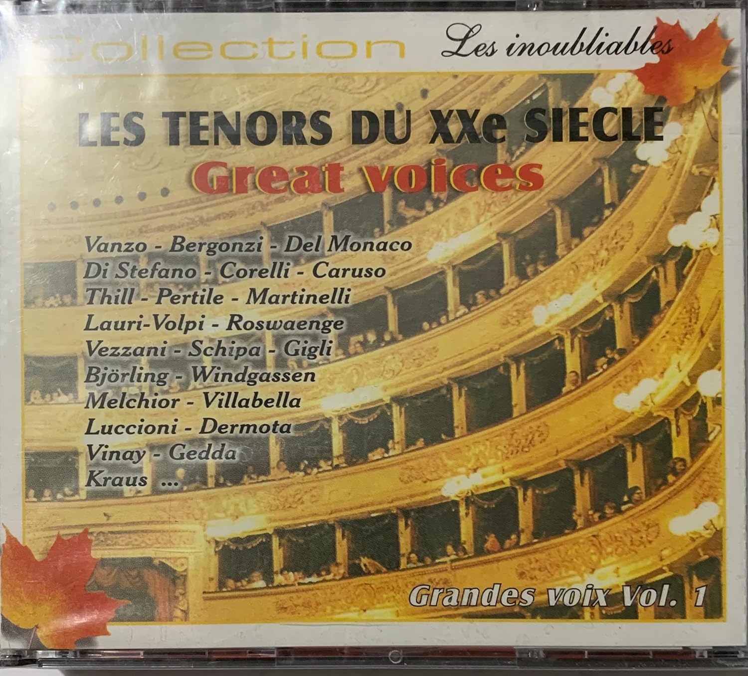 Les Grands Tenors du XXeme siecle Music