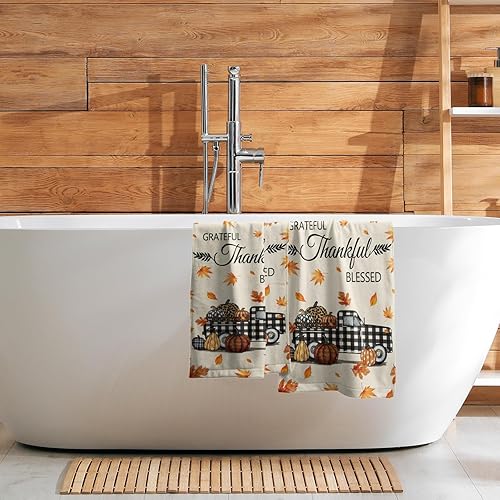 Vista 238 de Giwawa Juego de 2 toallas de mano de pino con ciervos del bosque, toallas de baño, suaves y absorbentes, para bar, bar, cocina, hotel, spa, Ciervo