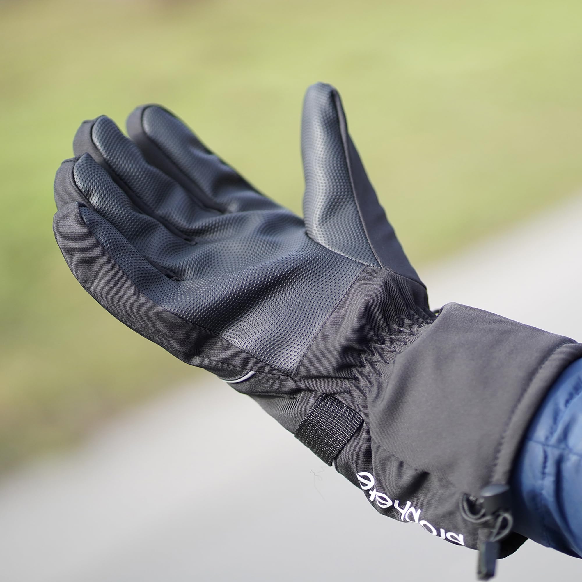 Prophete Gants Chauffants, Taille S/M, Batterie de 2600 mAh, compatibles avec écran Tactile, Noirs, Gants de Cyclisme Chauffants