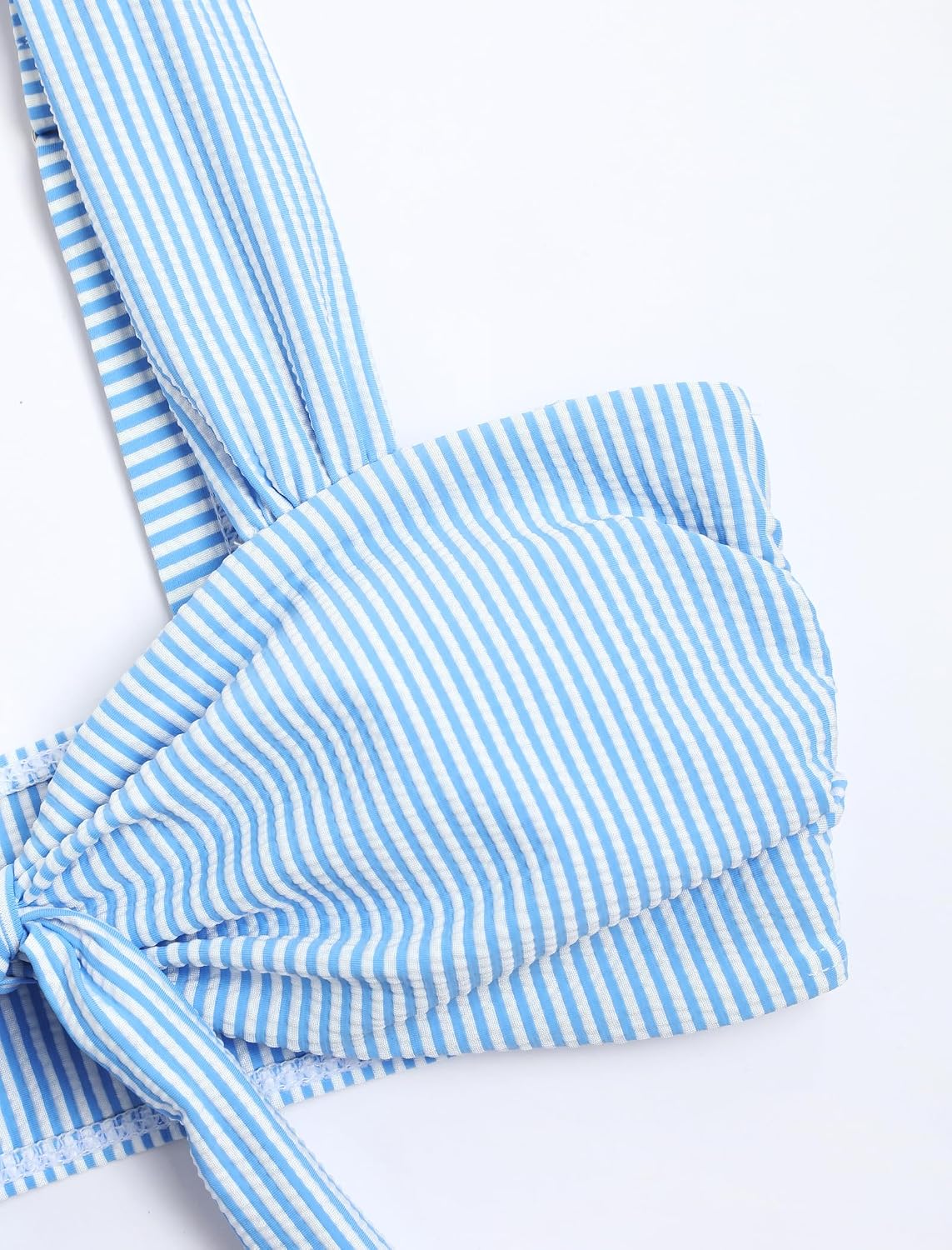 ZAFUL High Waisted Bikini Sets for Women Swim Suits 2026 Tummy Control Ruched Bikini Two Piece Bathing Suit Swimwear