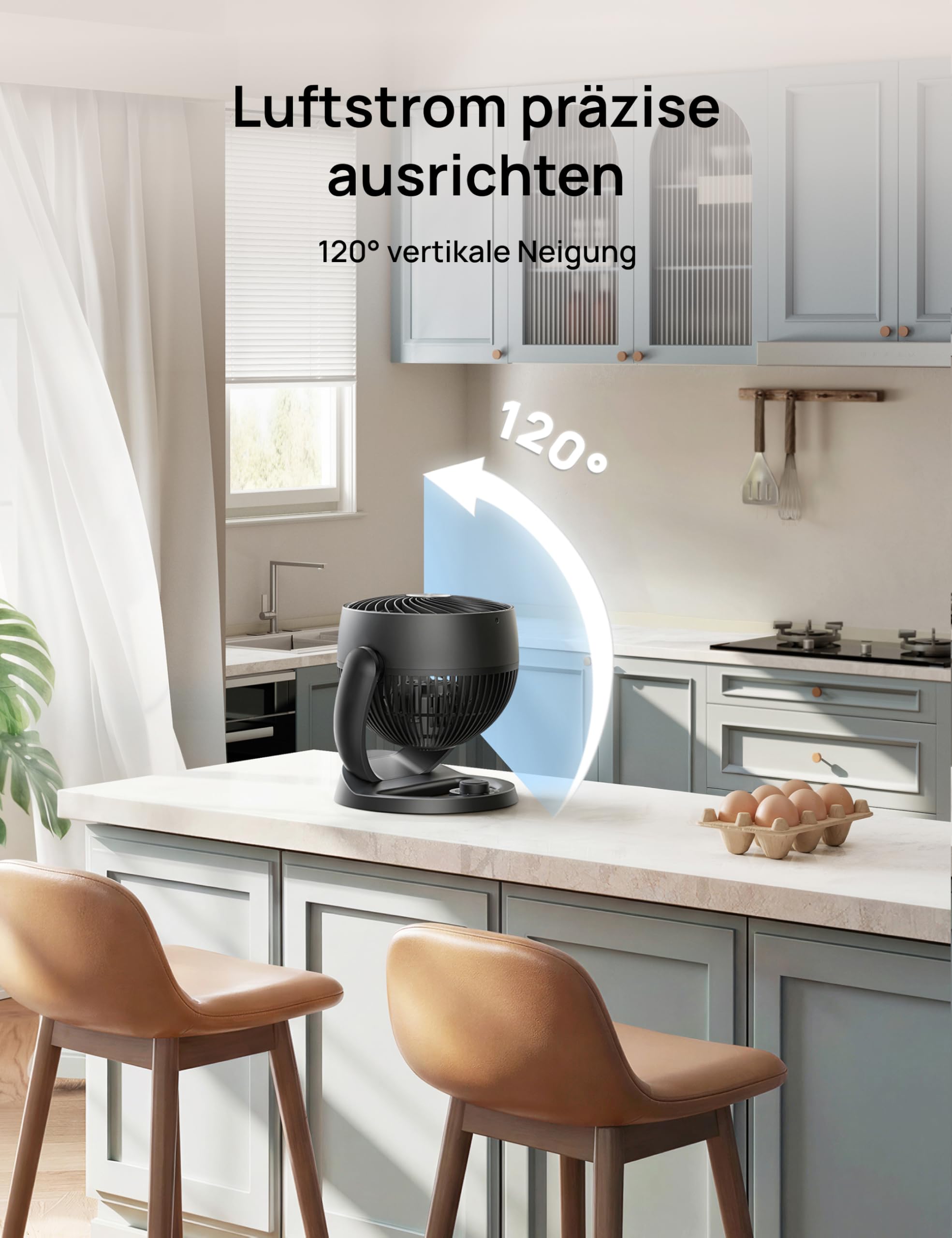 Dreo 25dB leiser Tischventilator – Bild 4