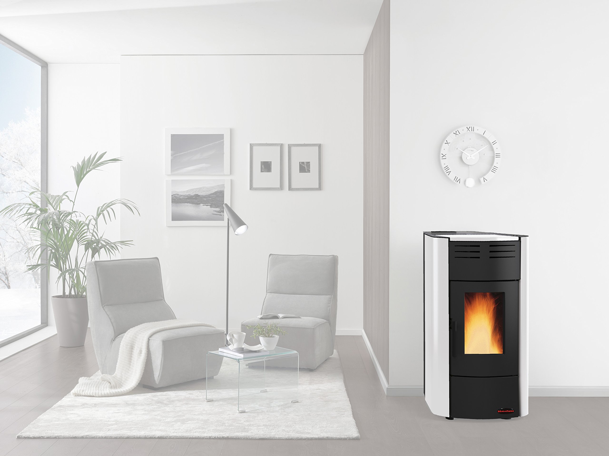 Stufa a pellet Extraflame Raffaella idro B/CA [EXTRAFLAME]