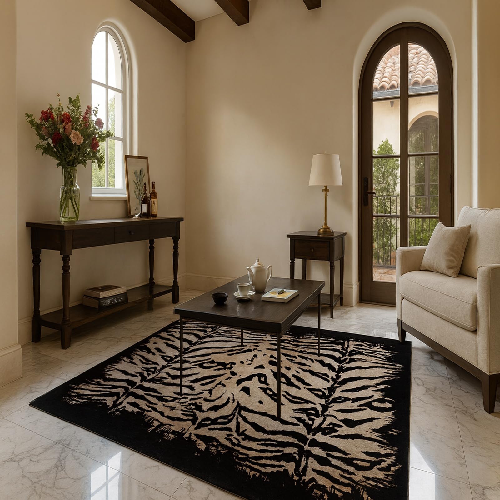 Tapis décoration interieur 200x300 cm pour chambre et salon moderne