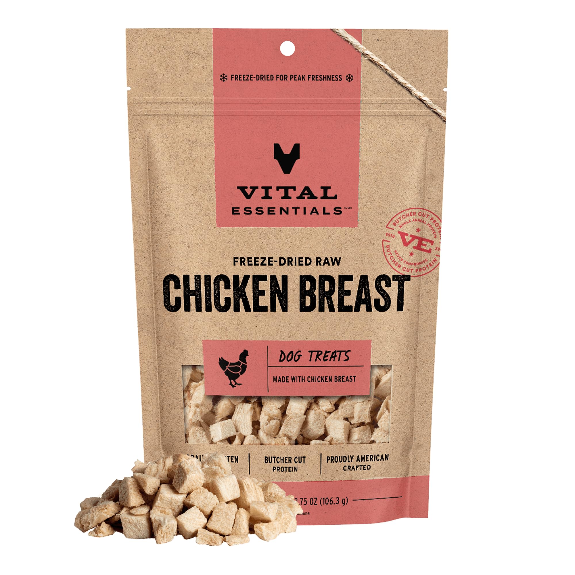 Vital Essentials Single Ingredient Minnows Dog Treats, 1 oz | Freeze-Dried Raw | Premium Quality High Protein Training Treats | Grain Free, Gluten Free, Filler Free