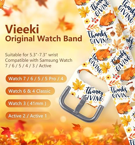 Vista 59 de Correas de reloj navideñas compatibles con Samsung Galaxy Watch de 1.575 pulgadas, 1.732 pulgadas, 0.787 pulgadas, correa de silicona de repuesto