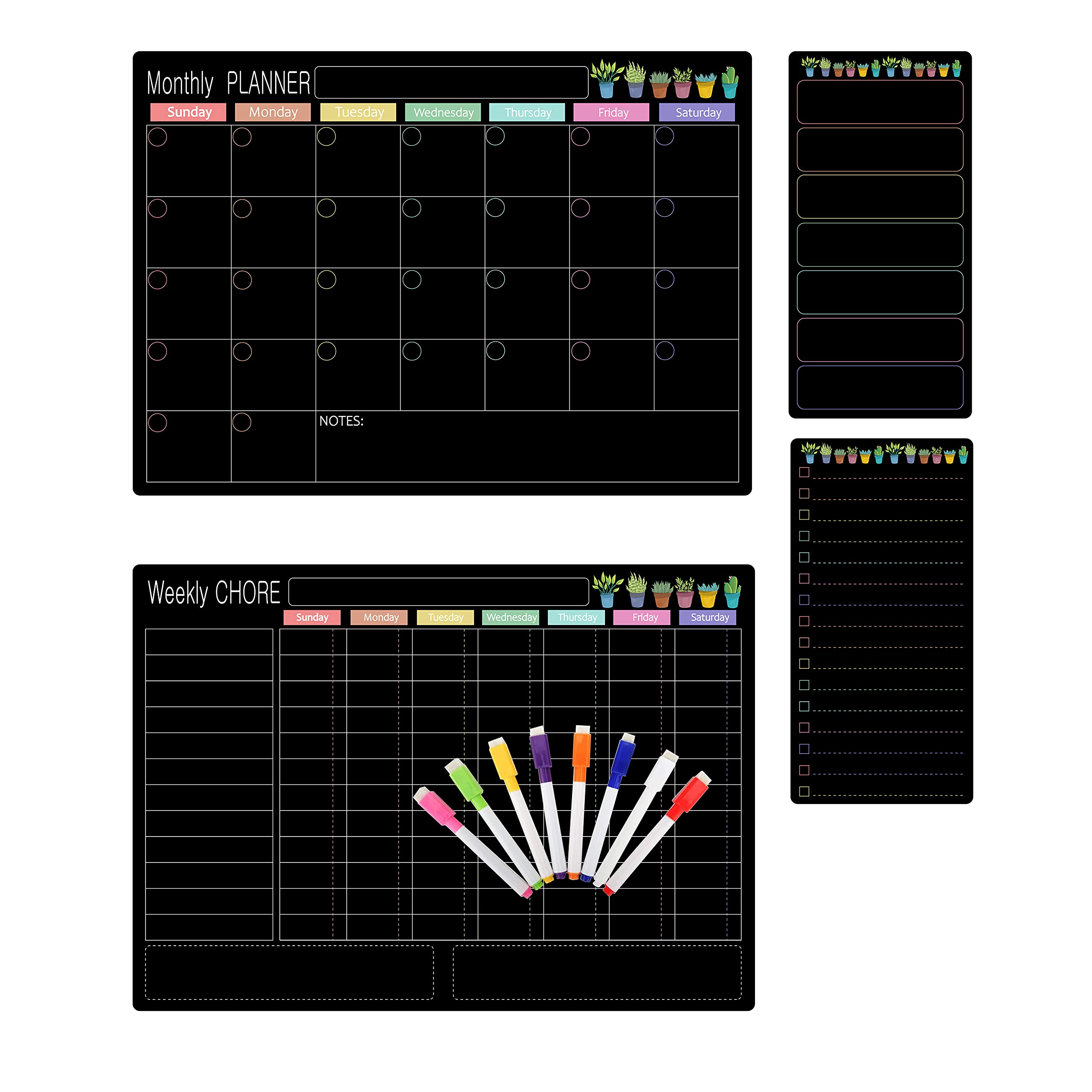 Buy Dry Erase Chore Chart and for Fridge, Monthly Planning Kindergarten , Dry Erase