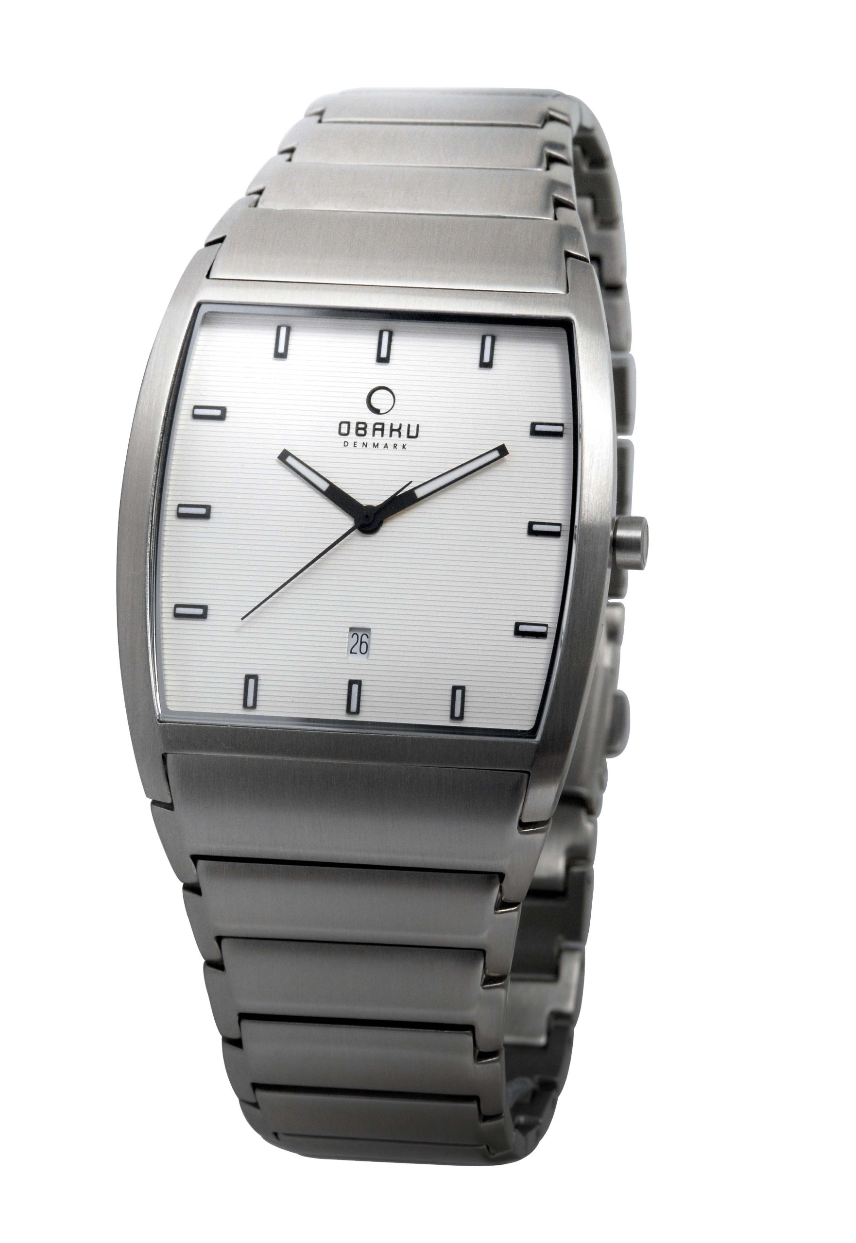 Obaku Men Watch Silver V142GCISC