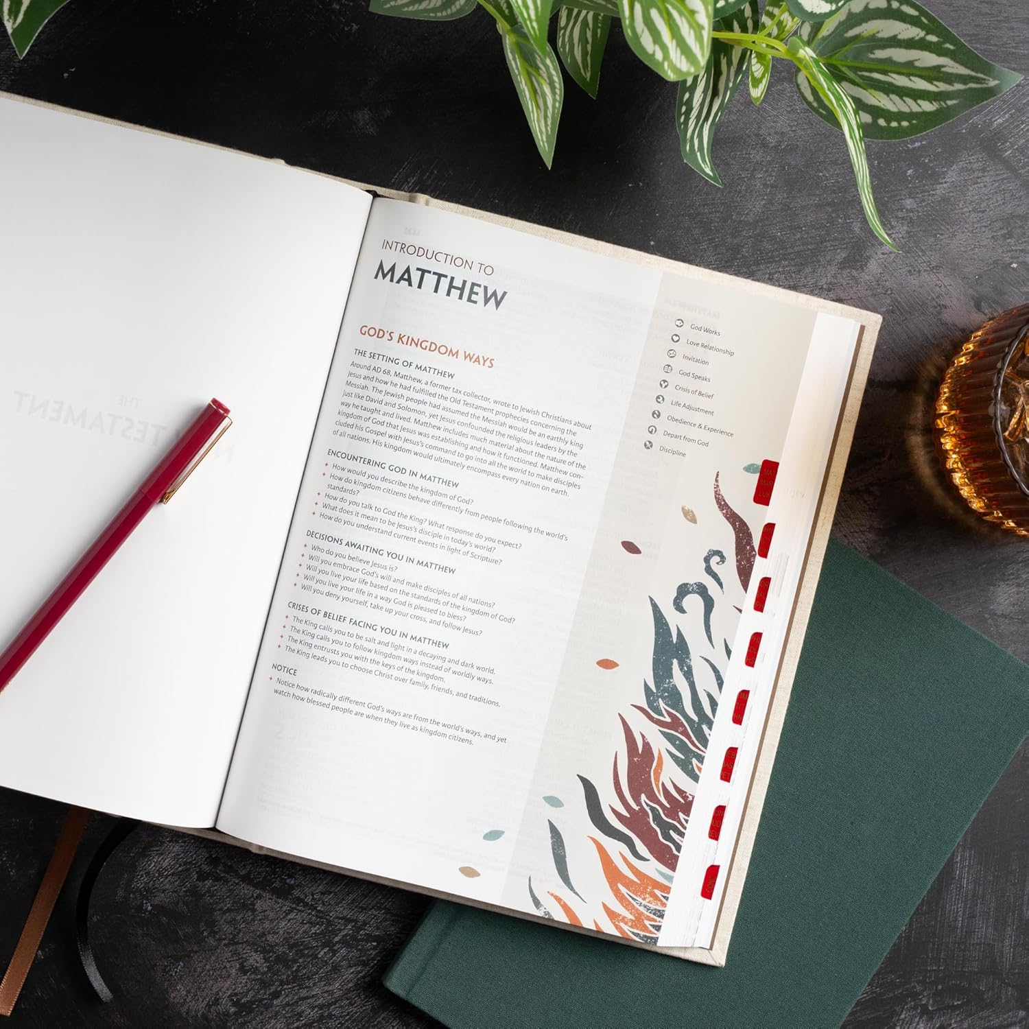 CSB Experiencing God Bible, Cream Cloth Over Board, Indexed, Full-Color Design, Articles, Character Profiles, Chapter Questions, Key Verse Icons, Full-Color Maps, Easy-to-Read Bible Serif Type - Image 5