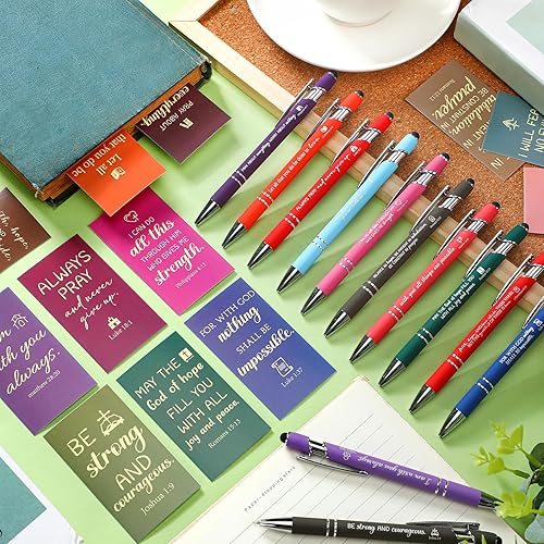 Miniatura 2 de Engrowtic El juego de 84 piezas de regalos de la Biblia cristiana a granel incluye 60 tarjetas de versículos de la Biblia y 24 citas inspiradoras