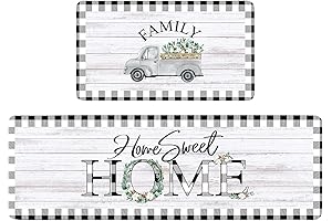 Riakrum Farmhouse Kitchen Mats for Floor