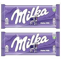 Vista 1 de Milka Alpenmilch Alpine Chocolate con leche 3.17 oz (paquete de 2)