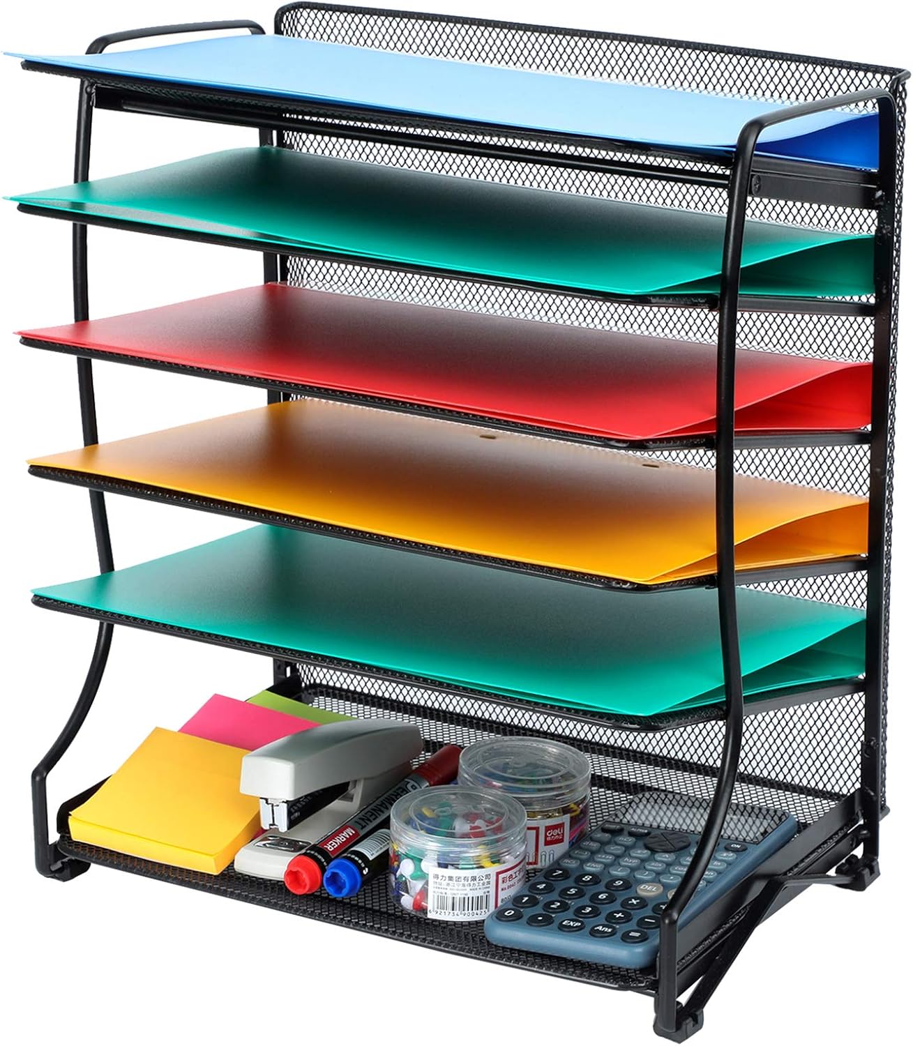 Samstar 6Tier Mesh Desk File Organizer, Black Australia Ubuy