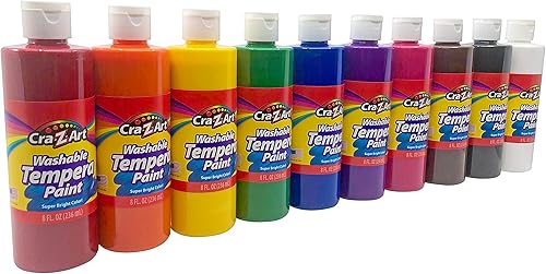 Miniatura 3 de Cra-Z-Art Paquete a granel de pintura de témpera y purpurina lavable, 18 unidades, colores surtidos