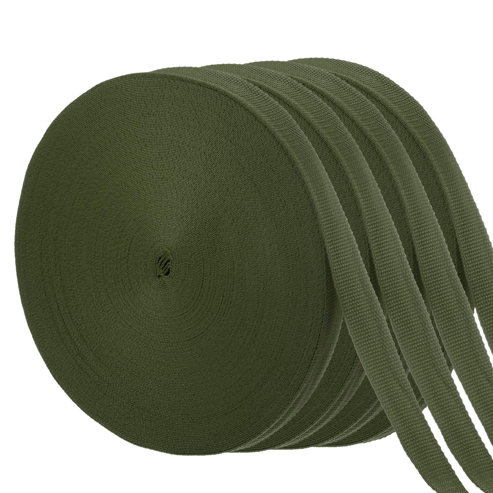 M METERXITY Baum-Bindungsband-4 Rollen 180 m x 2,5 cm Garten-Bindungsbänder, Pflanzenstützen Baum-Bindung, Baumstütz-Bänder für den Einsatz im Freien/Garten/Pflanzen/Bindung (Armee-Grün)