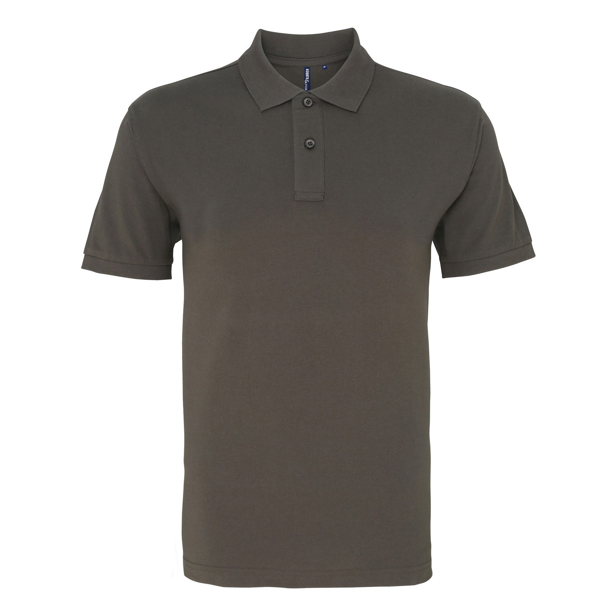 Asquith & Fox Men's Asquith and Fox Men's Polo Short Sleeve Polo Shirt, Grey (Slate 000), Small (Manufacturer Size:Small)
