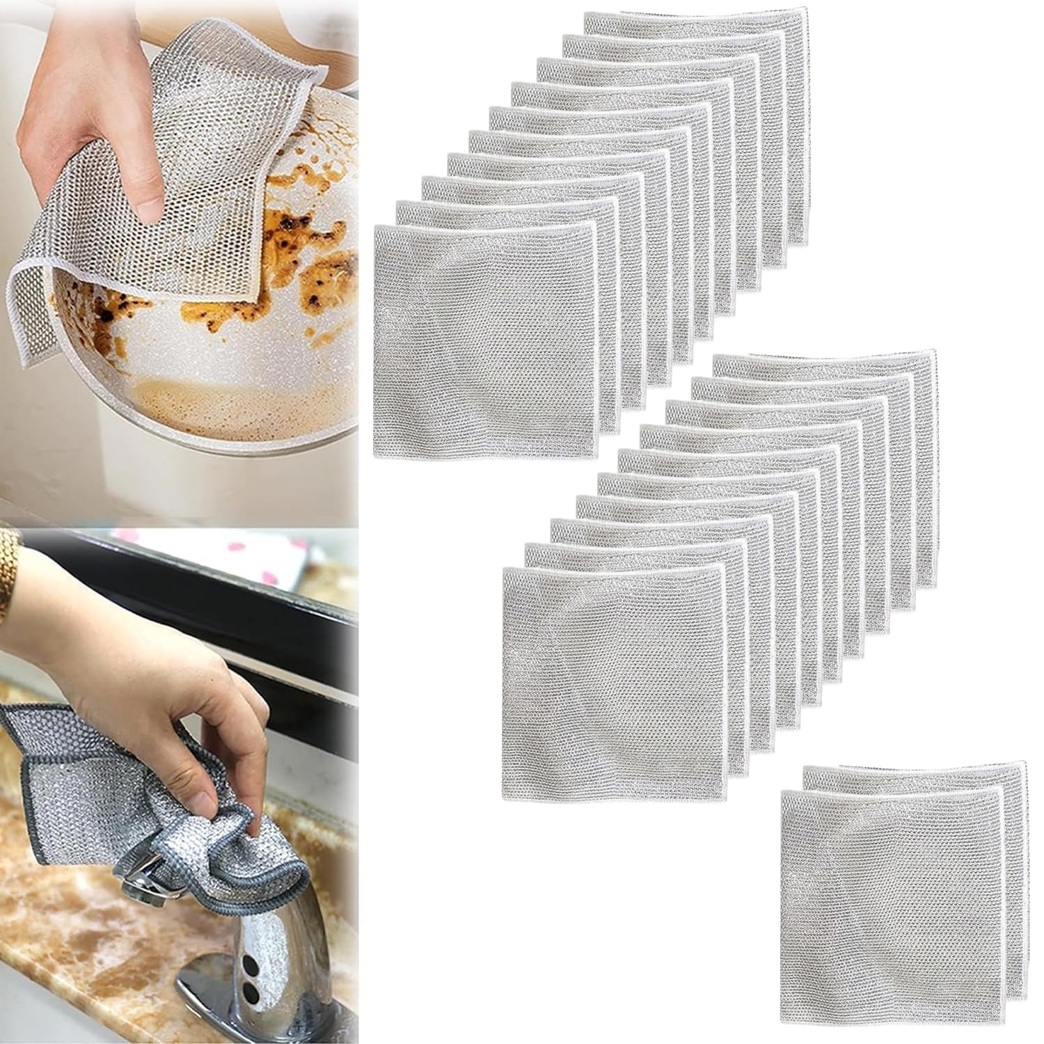 See full amazon price history chart for BMG Import Export Kitchen Towel Multipurpose Wire Dishwashing Scrubber for Utensils Multipurpose Dishwashing Easy Rinsing Reusable Wire Cleaning Supplies for Kitchen, Sinks,Pots Pack of 22 BMG Import Export Kitchen Towel Multipurpose Wire Dishwashing Scrubber for Utensils Multipurpose Dishwashing Easy Rinsing Reusable Wire Cleaning Supplies for Kitchen, Sinks,Pots Pack of 22 (B0CVWQS96T) Amazon Price History, Amazon Price Tracker