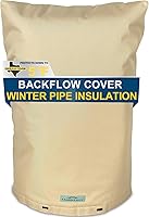 Vista 24 de Cubierta para prevención de reflujo aislada (5˚F) con tela gruesa de 7 capas, 14" de ancho x 18" de alto con capa de papel de aluminio cubierta