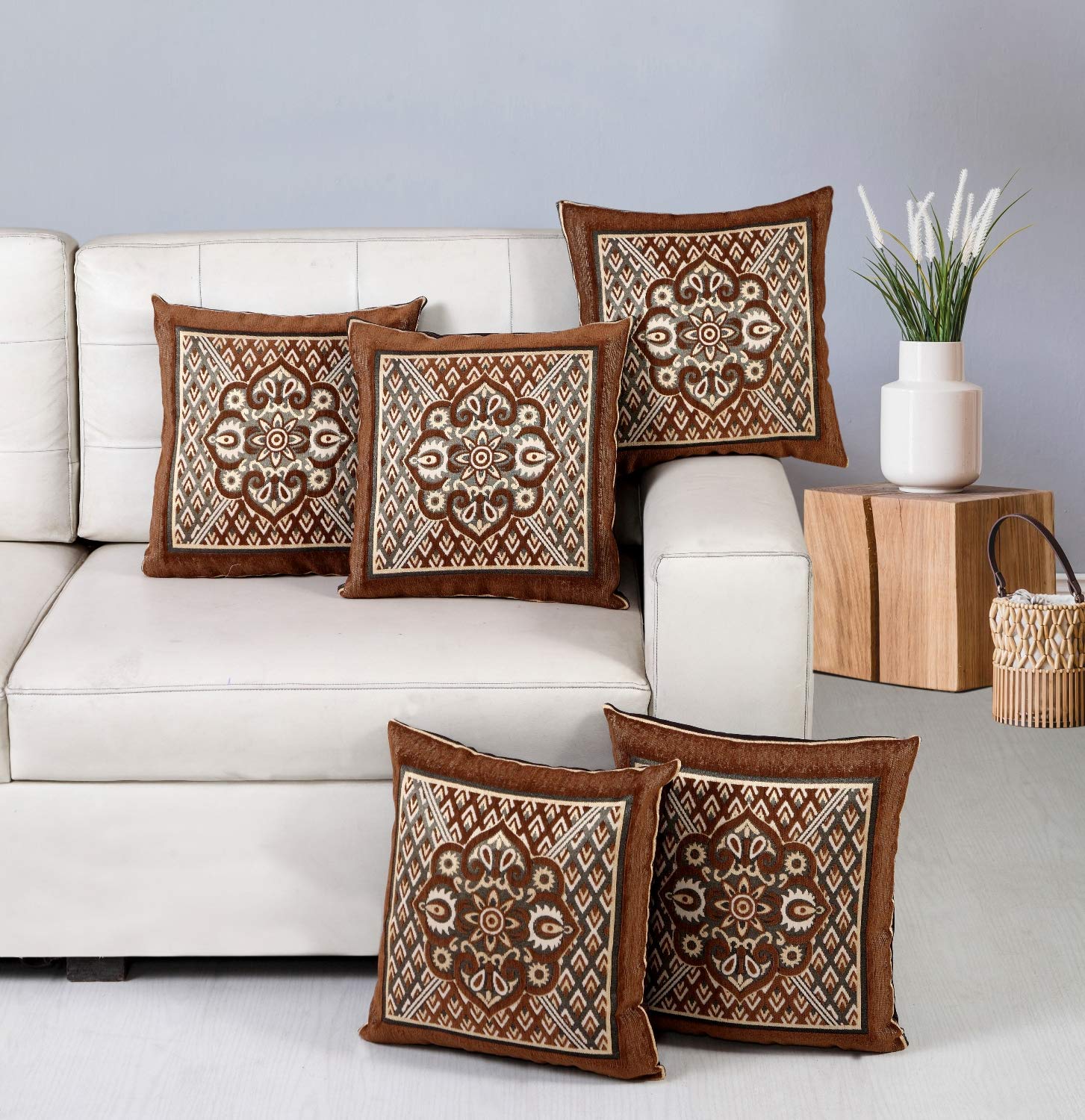 See full amazon price history chart for Nendle Jacquard Weaved Decorative Velvet Cushion Cover/Sofa Pillow Cover 500 TC Set Of 5 Pieces (Camel, 16X16 Inches) Nendle Jacquard Weaved Decorative Velvet Cushion Cover/Sofa Pillow Cover 500 TC Set Of 5 Pieces (Camel, 16X16 Inches) (B08VGRCQR4) Amazon Price History, Amazon Price Tracker
