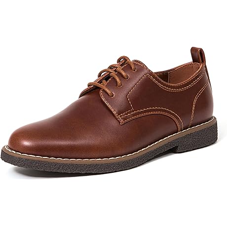 Boy's Gabe Oxford: Boys' Brown Dress Shoes