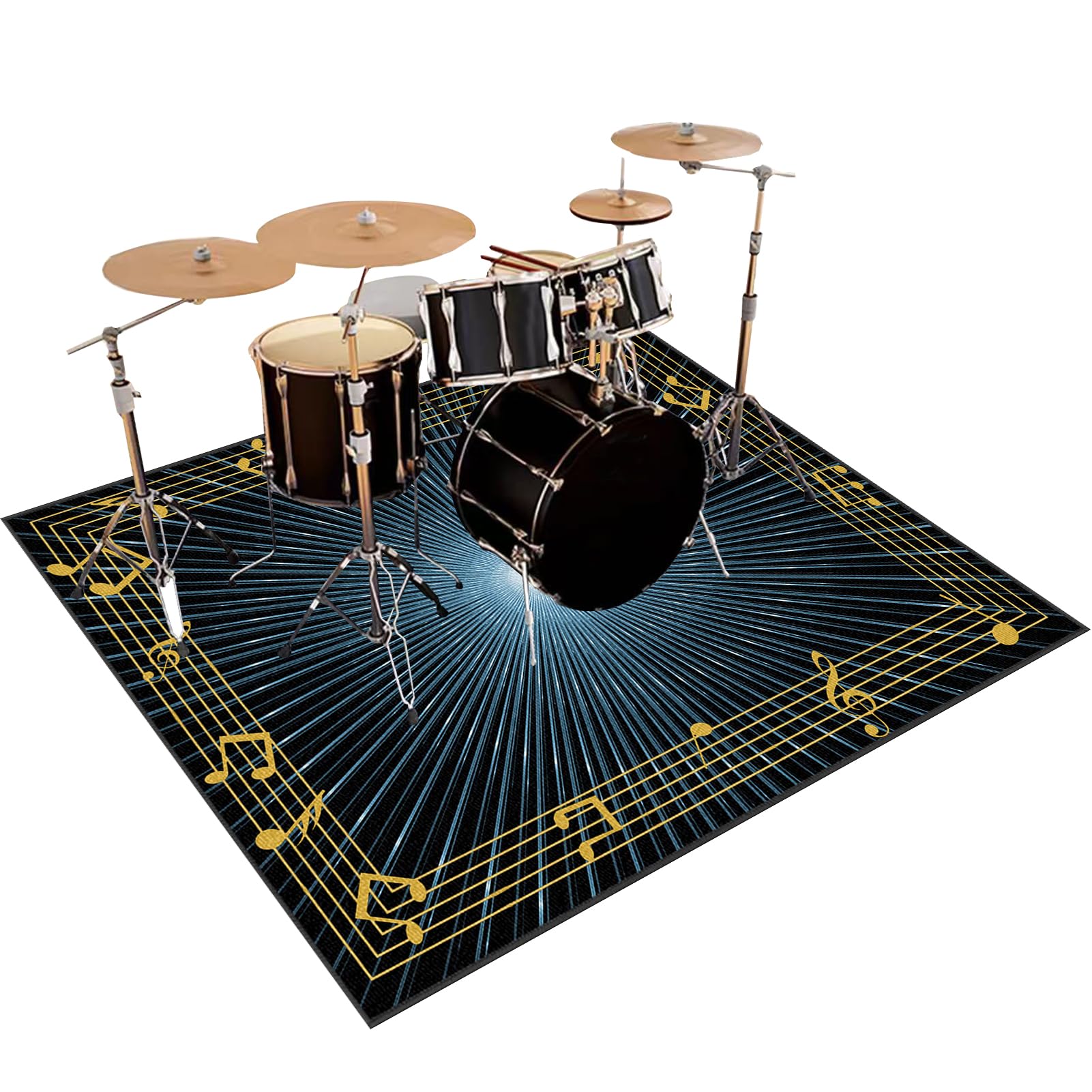 Bęben Dywan Dźwiękoszczelna Mata do baterii Elektroniczna Bateria Bateria Dywaniki Dywaniki Pump Box Antypoślizgowe Maty Bębnowe Maty Wodne 140 x 100 cm