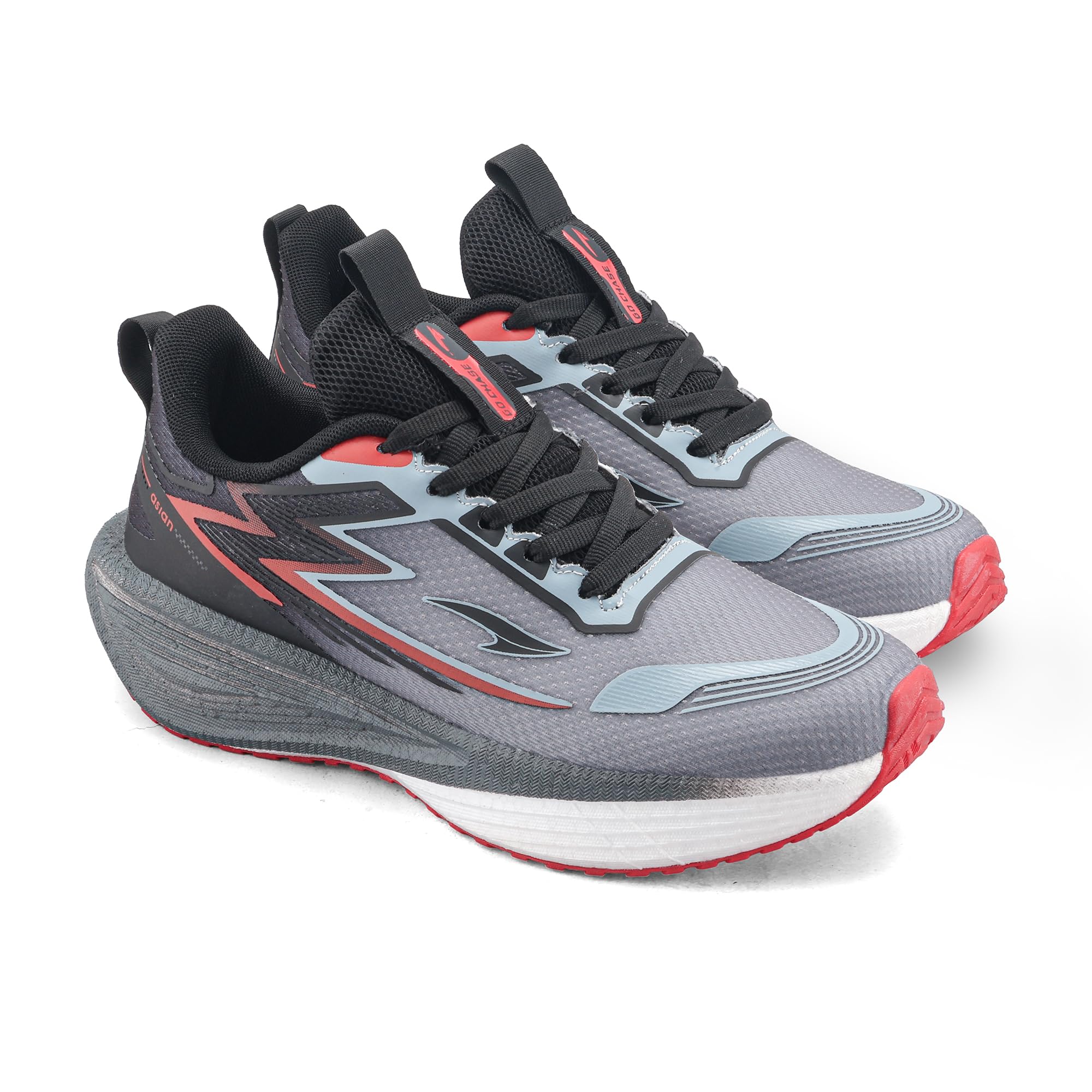 ASIAN Hypercushion Carbon-09 Men’s Running Shoes | Carbon Plate E-TPU Sole | Superlight Jacquard Mesh Breathable Shoes w