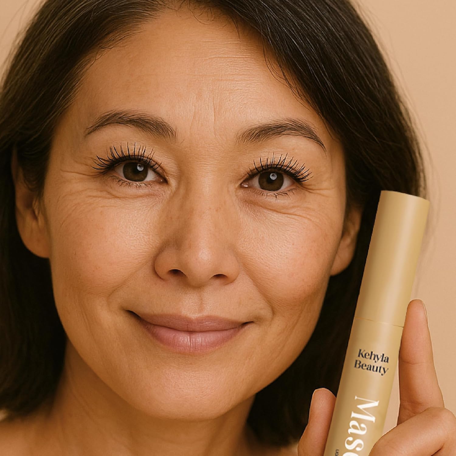 Kehyla Beauty™ Mascara for Older Women, Lengthening & Volumizing Lash Formula, Smudge-Proof Water-Resistant Long-Lasting Mascara with Soft Precision Brush for Fuller, Lifted Lashes (Black & Brown) - Image 6