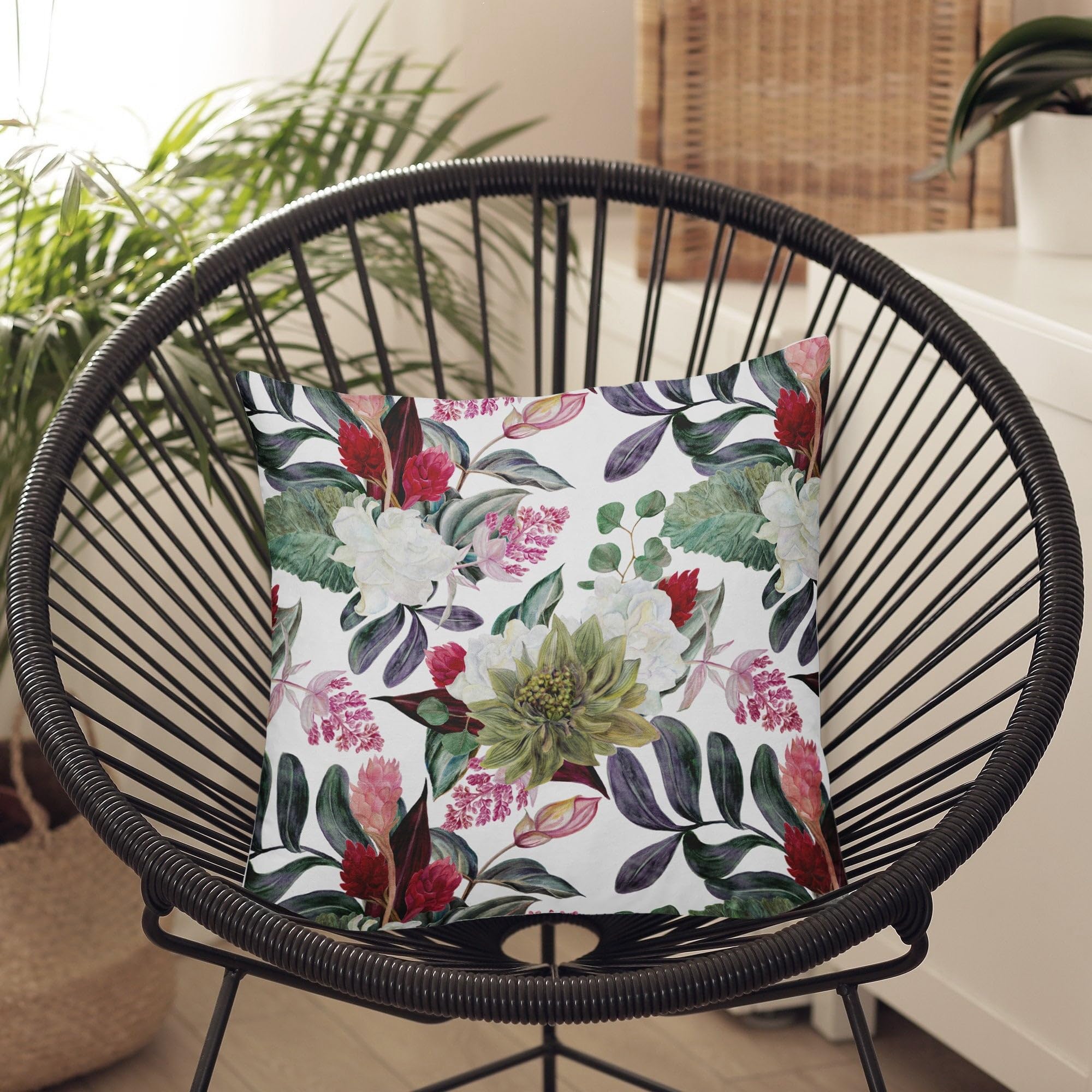 Belum 0318-105 Resin Cushion Cover 50 x 50 cm 100% Organic Cotton Resin Finish