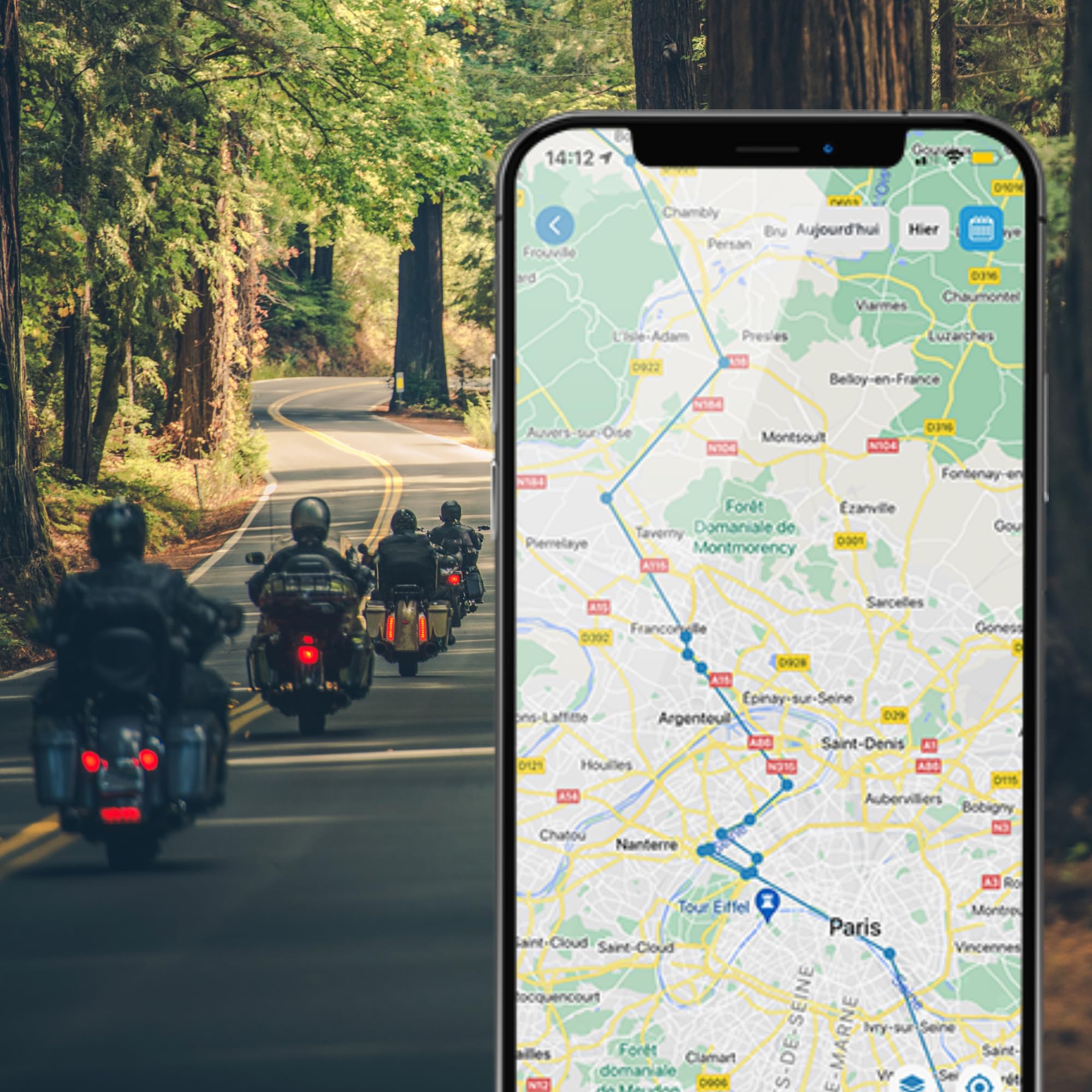 Tracker GPS ZEN L + Convertisseur - Non Brouillable - 1 An Abonnement Offert - Autonomie Illimitée - Géolocalisation Europe - Voiture Moto Scooter Camping-Car - Antivol - Étanche - Sans SIM
