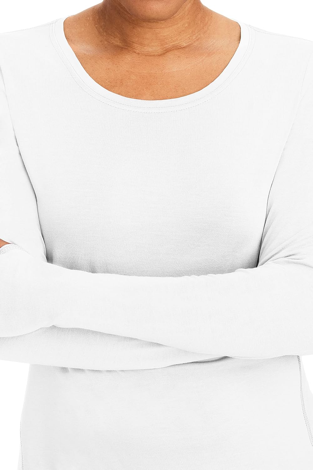 Healing Hands Mackenzie Women's Underscrub, Long Sleeve Tee with Thumbholes, Modern Fit Undershirt- 5051 - Image 5