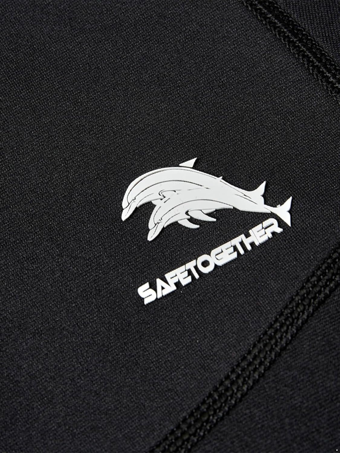 Men's 2mm Neoprene Keep Warm Wetsuit Top Jacket Long Sleeve Front Zip-up Swimwear for Diving Water Black 4X-Large