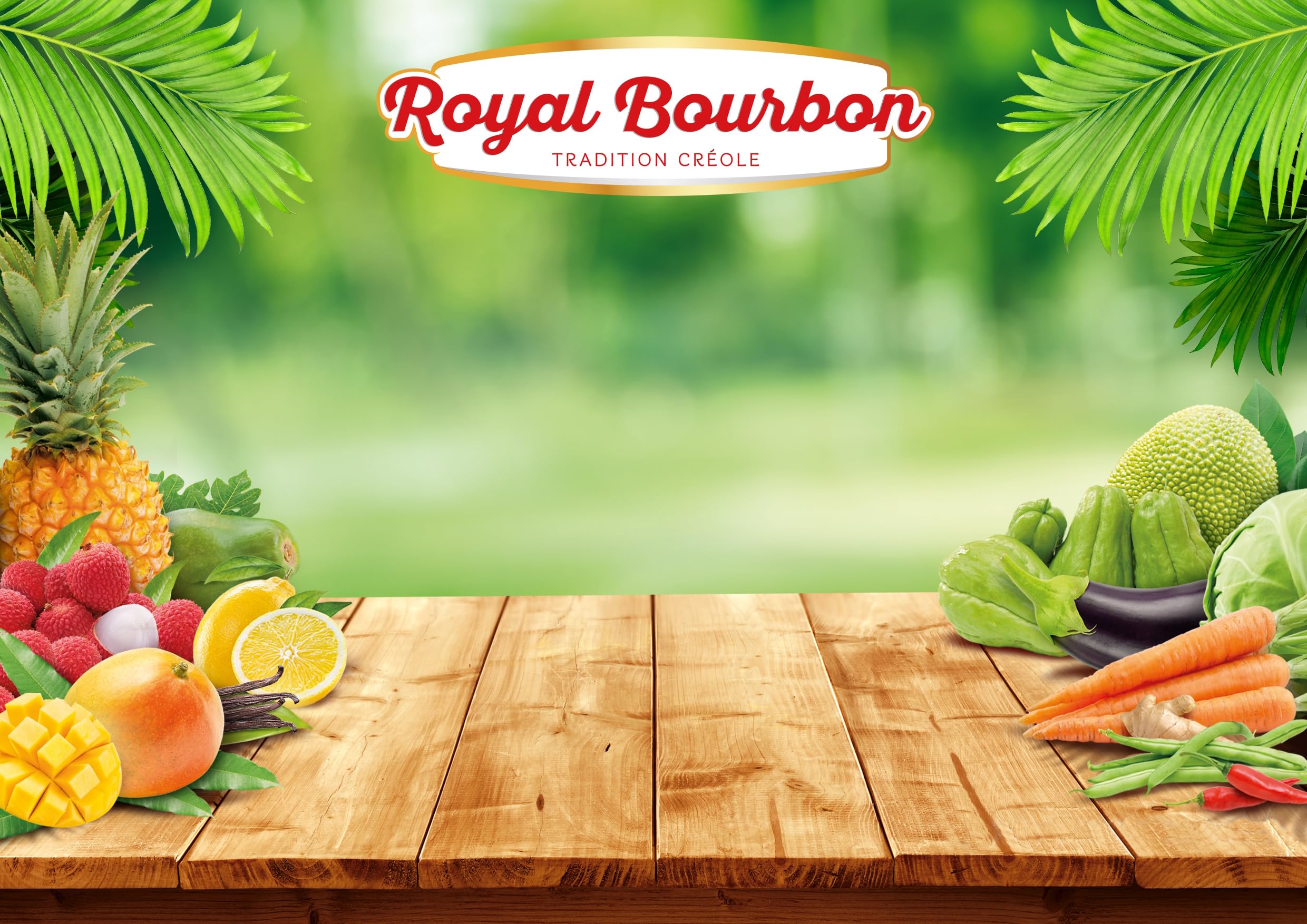 ROYAL BOURBON - Ile de la Réunion - Achards Pot en verre de 200g :