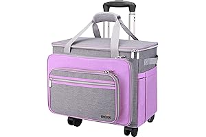 FINESUN Craft Bag on Wheels for Sewing Machines