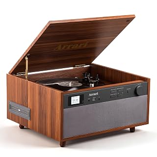 Chaîne Bois MC-278 Dab+/FM, Vinyle AT-3600L, CD/MP3, USB, Cassette 36W - Les Beatles, Paul McCartney, John Lennon, RIngo Starr, George Harrison