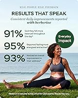 Vista 7 de Suplemento de Berberina HCL - Activador GLP-1 de triple fuerza con vinagre de sidra de manzana y extracto de té verde - Apoyo a la composición