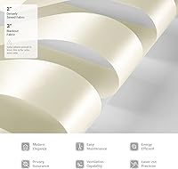 Vista 4 de Persianas tipo cebra sin cordones opacas (70 %) con control de luz, persianas enrollables de privacidad, cenefa de casete, cortinas de doble capa