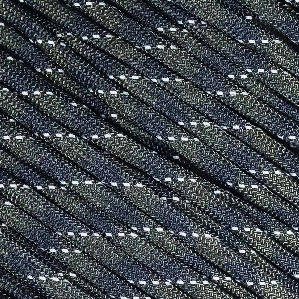 Fluorescent Reflective 550 Type III Guyline Tent Rope Camping Survival Cord High-Visibility Paracord- Rot and UV Fade Resistant (Reflective Camo Pattern, 50 Feet)