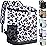 Wolka Cooler Backpack 30 Cans,Portable Backpack Coolers Insulated Leak Proof,Waterproof Soft Sided Cooler Bag for Travel,Beach,Camping,Picnic,Lunch Backpack for Women (Snow Leopard)