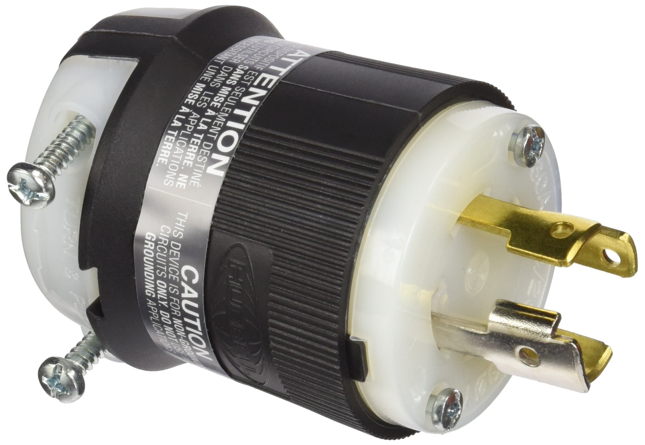 Hubbell Hbl2751 Locking Plug 30 Amp 3 Phase 1 8v L18 30p Black And White 0 350 To 1 150 Electric Plugs Amazon Com Tools Home Improvement
