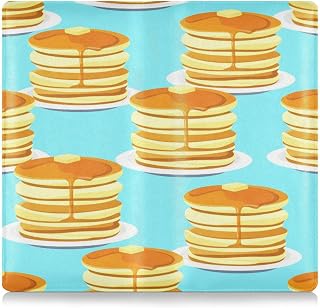 MCHIVER Syrupy Pancake Stack Car Registration and Insurance Holder Lether Vehicle Glove Box Organizer Car Essentials Wallet Case for License Cards Document