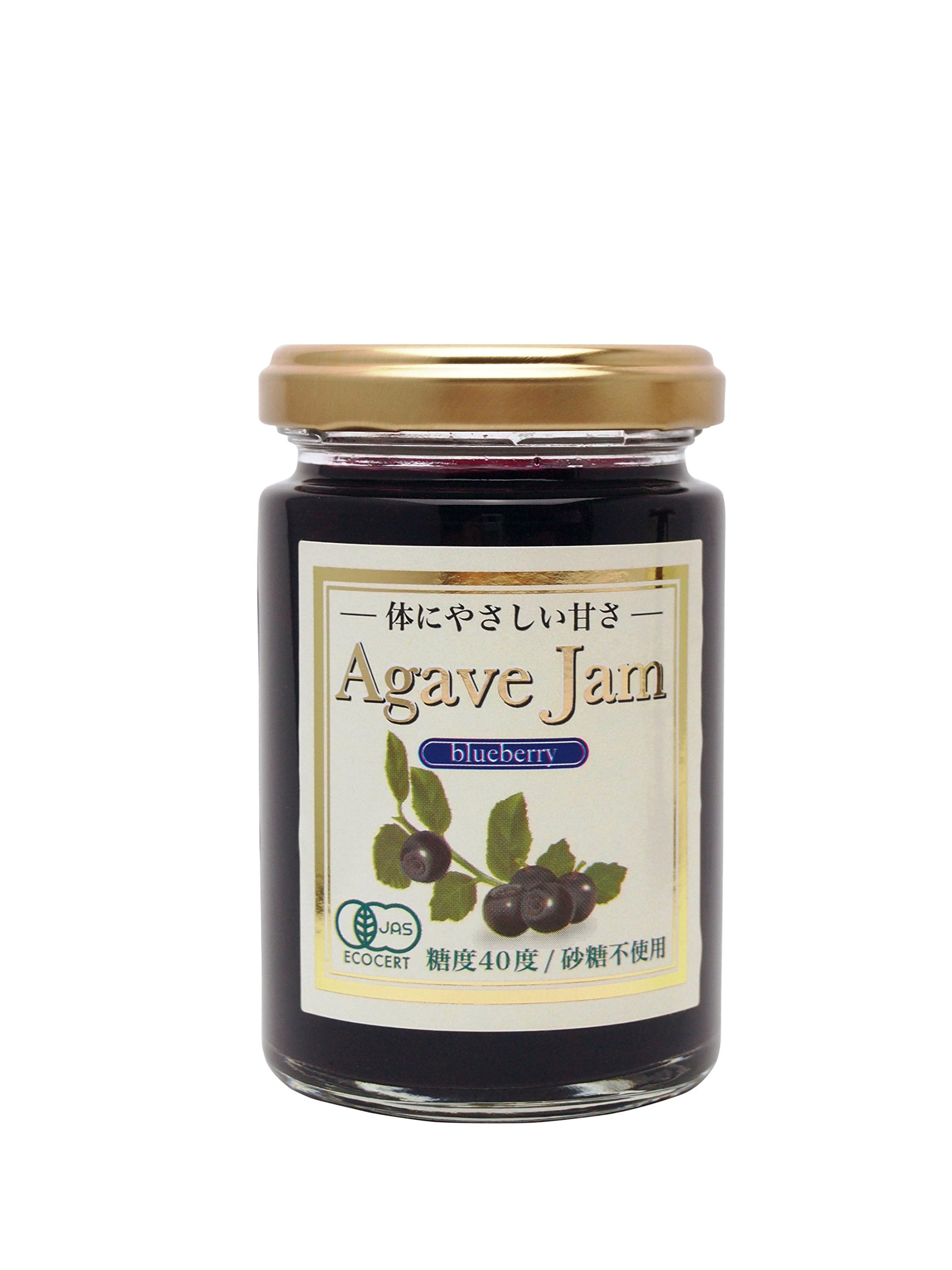 Amazon.co.jp: Organic Agave Jam, Blueberry, 4.9 oz (140 g