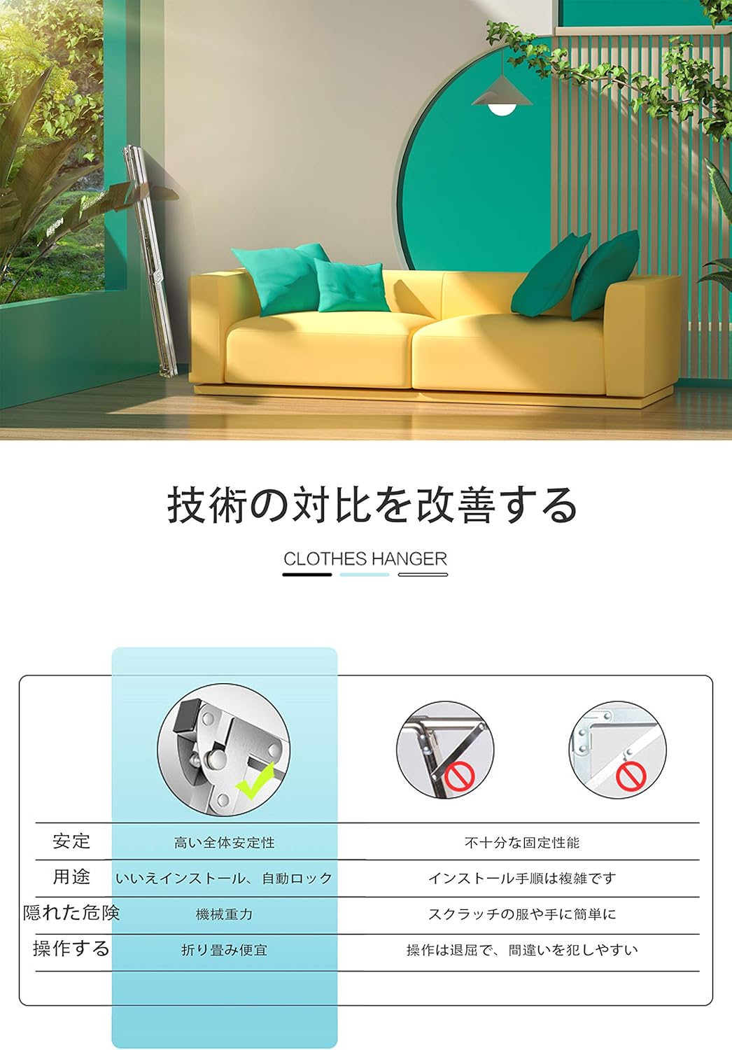 物干し 布団干し 伸縮式 ステンレス ものほしざお 屋外 ふとん除湿 折り畳み 省スペース 風に強い 錆びない 大容量 長さ調節可能1.2-2M 強化版 x型 FEILE (1.2-2m)