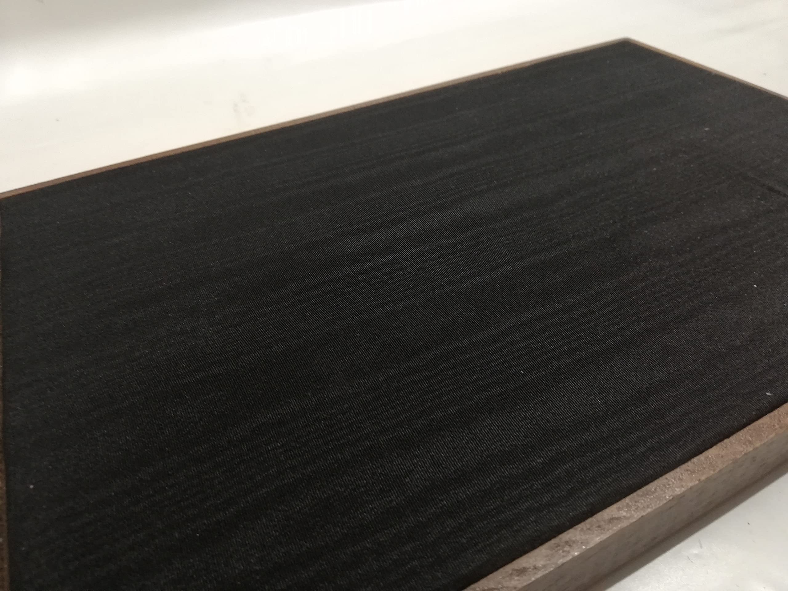 Plateau numismatique en Bois et Velours pour pièces et médailles, présentoir de Collection Artisanal Fait Main, Fond Satin, 23x34,5 cm