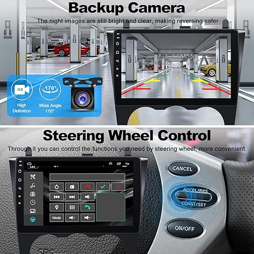 Miniatura 4 de Para Nissan Altima Teana 2008-2012 Android 12 4+64G Actualización Estéreo de coche con Carplay inalámbrico/Android Auto 9 pulgadas IPS Pantalla