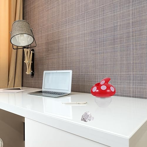 Miniatura 7 de Cubo de basura de hongos, pequeño cubo de basura de hongos, lindo cubo de basura de hongos, cubos de basura de escritorio para el hogar, oficina,