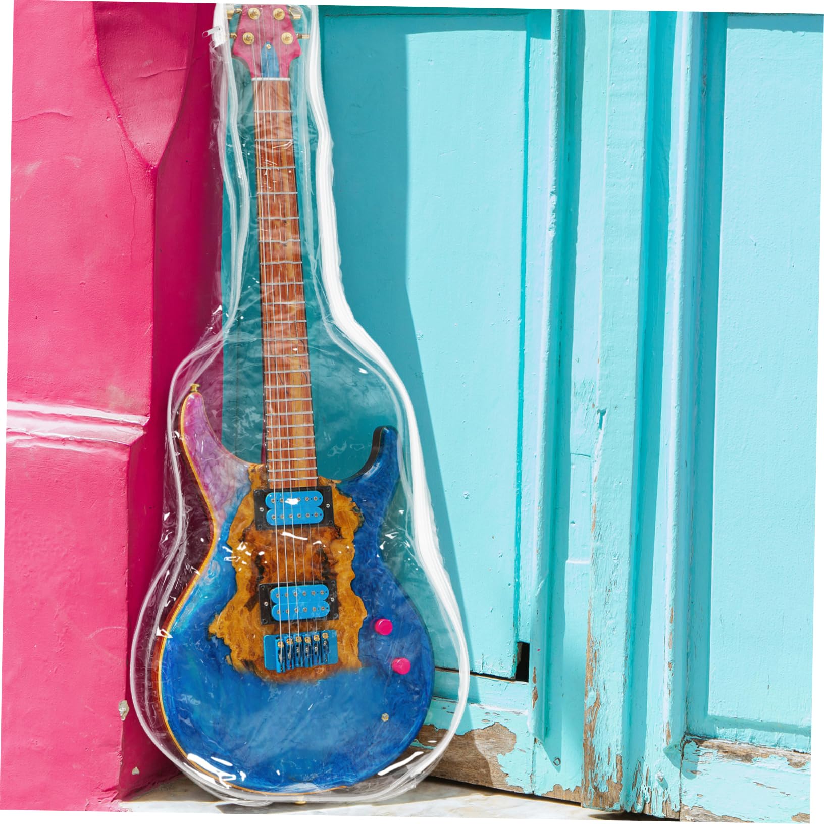 Transparente Funda Protección PVC de Ligera, Guitarra Eléctrica