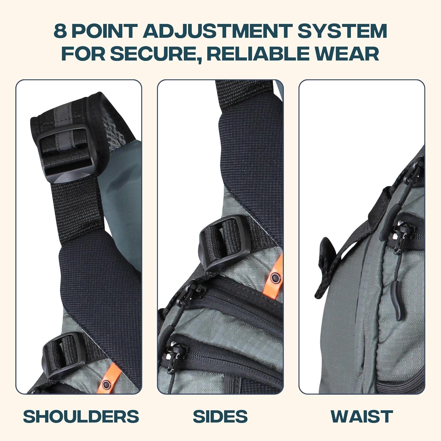 Stohlquist Keeper Fishing Lifejacket, USCG/Transport Canada Approved PFD