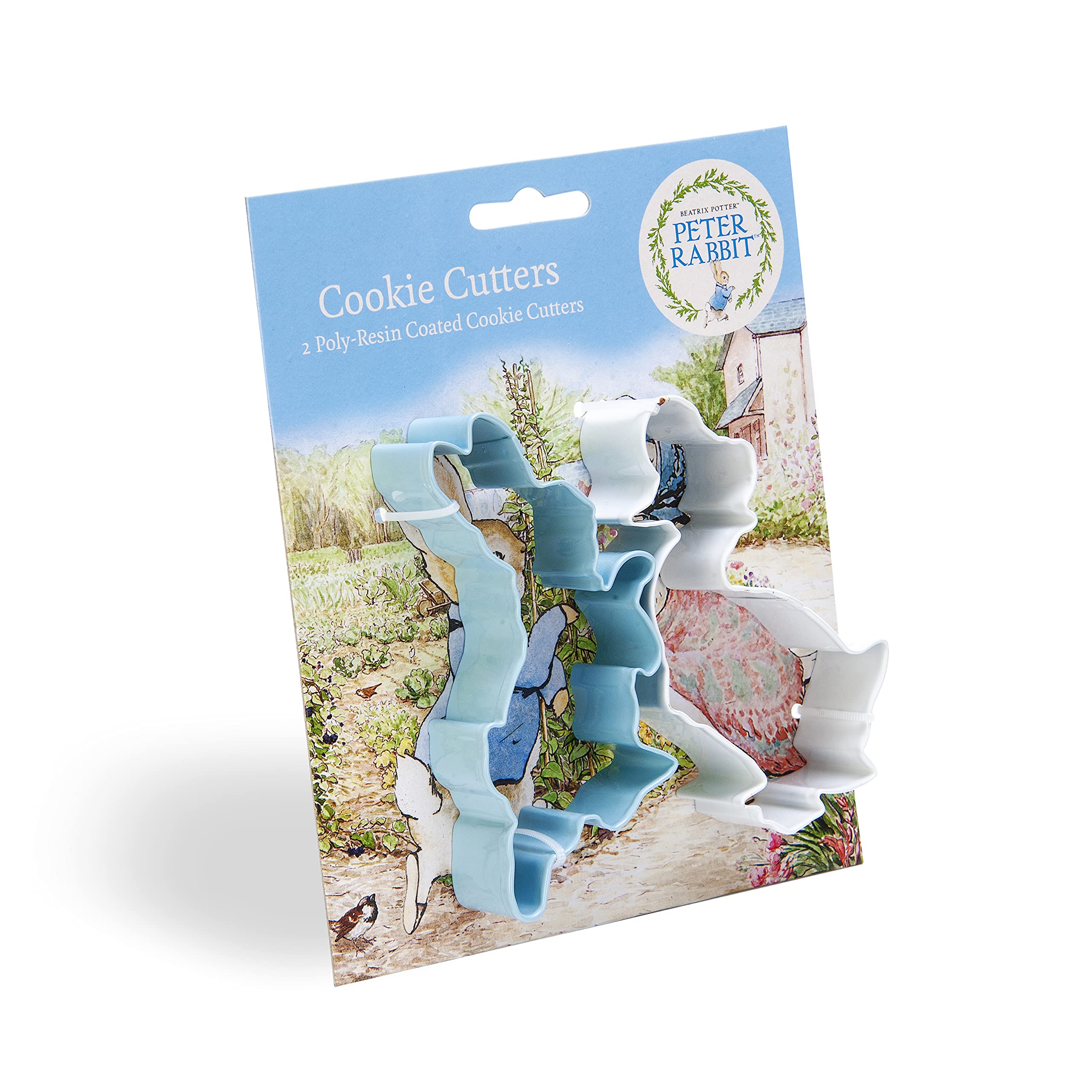 Anniversary House K0006/PR Peter Rabbit Poly-Resin Coated Cookie Cutter Set, Polyresin Steel, 10.5cm (4.1