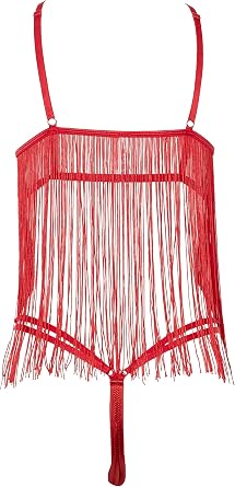 Coquette Women's Bra & G-string Red XL
